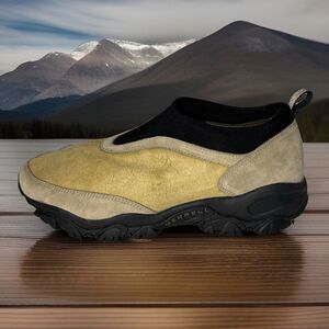 Y2K Gorpcore VTG Merrell Yeti Moc II Suede Shearling Mule Deadstock 60933 Sz 13